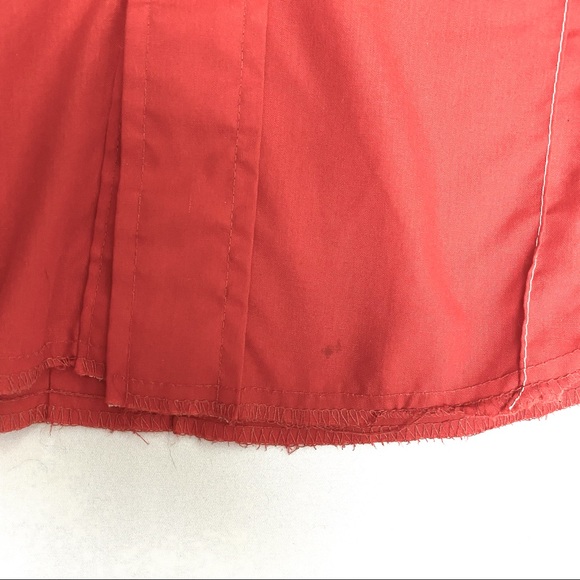 Karman Vintage 80s Red Western Shirt, Embroidered Arrows. Size Medium. - Picture 9 of 13